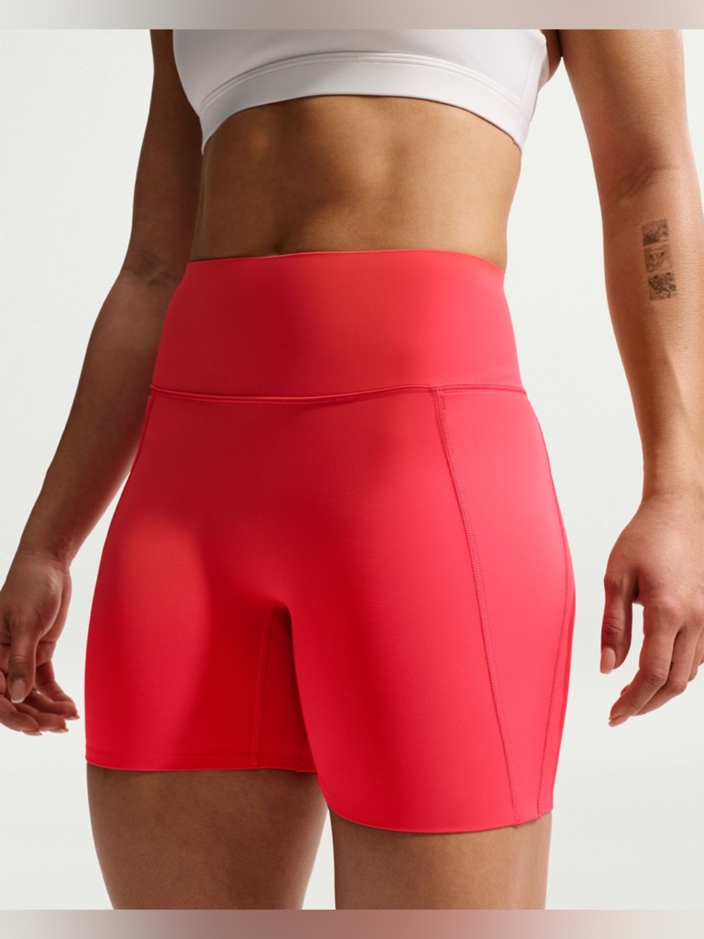 Nike Universa [XS] Women's High-Waisted 5” Biker Shorts Red HQ6832-657